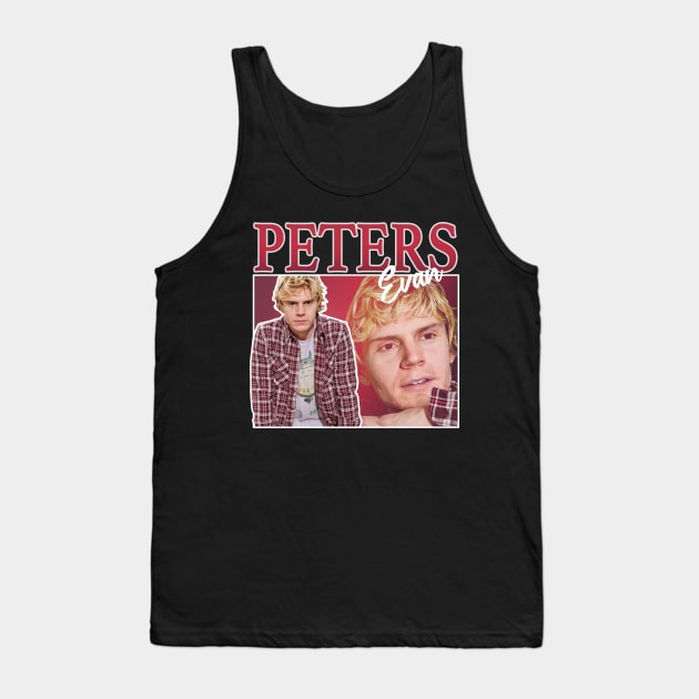 Evan Peters Retro Tank Top by pink + pip